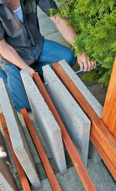 Садовая скамейка со спинкой своими руками: чертежи интересных задумок для реализации