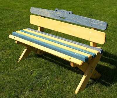 Садовая скамейка со спинкой своими руками: чертежи интересных задумок для реализации