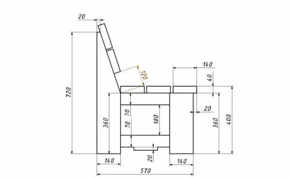 Садовая скамейка со спинкой своими руками: чертежи интересных задумок для реализации