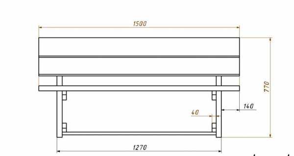 Садовая скамейка со спинкой своими руками: чертежи интересных задумок для реализации