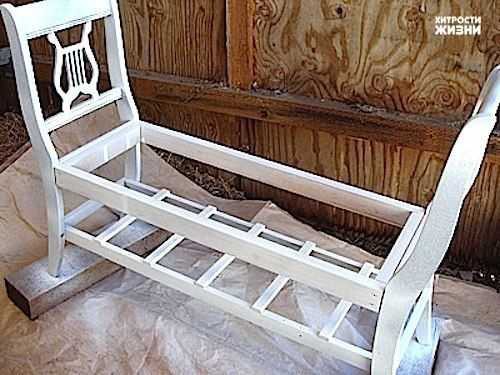 Садовая скамейка со спинкой своими руками: чертежи интересных задумок для реализации