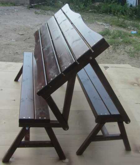 Садовая скамейка со спинкой своими руками: чертежи интересных задумок для реализации