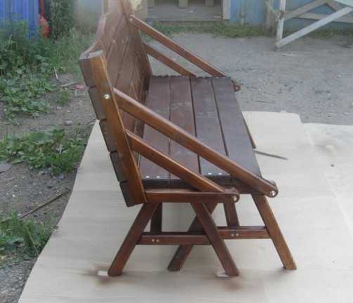 Садовая скамейка со спинкой своими руками: чертежи интересных задумок для реализации