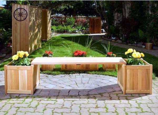 Садовая скамейка со спинкой своими руками: чертежи интересных задумок для реализации