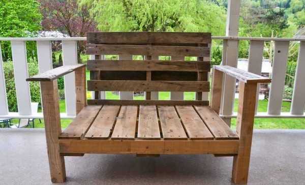 Садовая скамейка со спинкой своими руками: чертежи интересных задумок для реализации