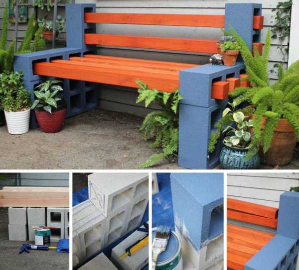 Садовая скамейка со спинкой своими руками: чертежи интересных задумок для реализации