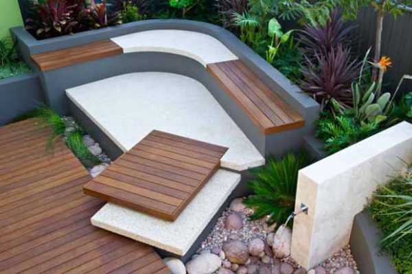 Садовая скамейка со спинкой своими руками: чертежи интересных задумок для реализации