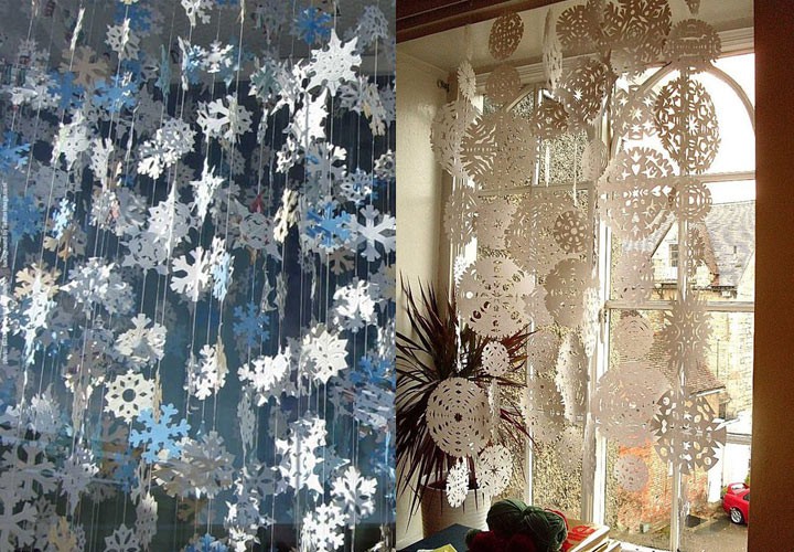 Как украсить окна к Новому 2019 году своими руками