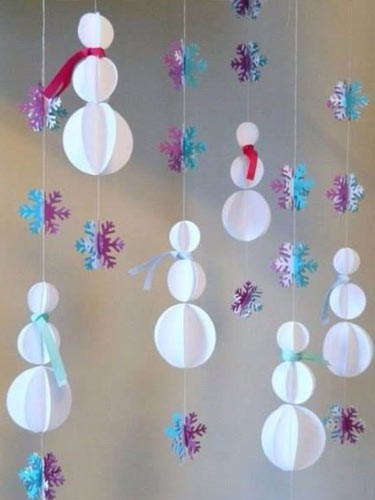 Как украсить окна к Новому 2019 году своими руками