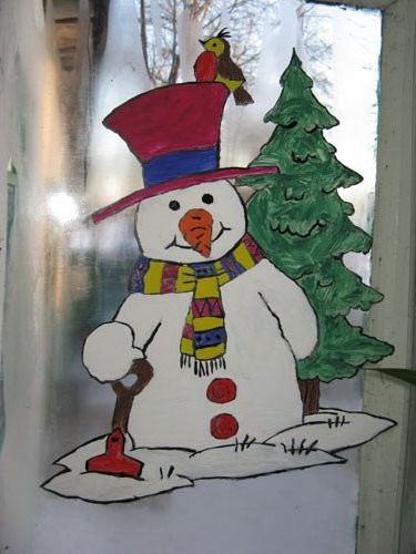 Как украсить окна к Новому 2019 году своими руками