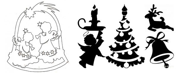 Трафареты на окна из бумаги к Новому 2019 году, чтобы распечатать — Шаблоны и картинки для вырезания Трафареты на окна из бумаги к Новому 2019 году, чтобы распечатать — Шаблоны и картинки для вырезания