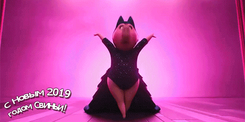 Картинки с Новым годом 2019 Свиньи (кабана): яркие открытки с прикольными поздравлениями