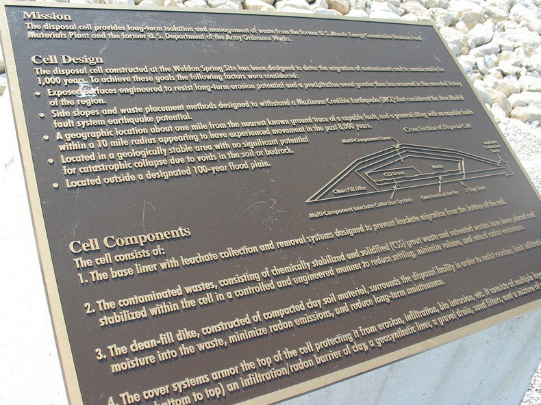 Купол Рунит - радиоактивная воронка США