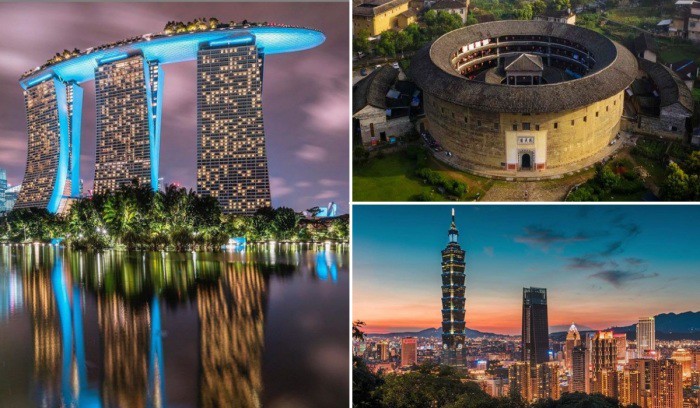 Футуристическая архитектура Азии глазами авиатора