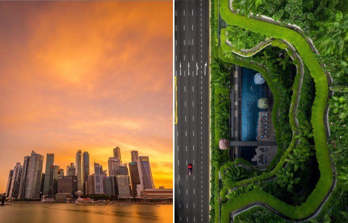 Футуристическая архитектура Азии глазами авиатора