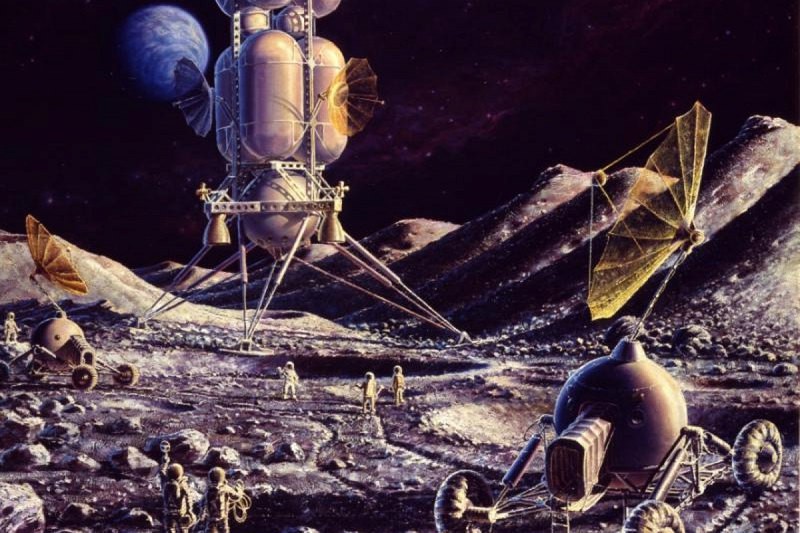 Лунные здания-трансформеры под проектировкой СССР