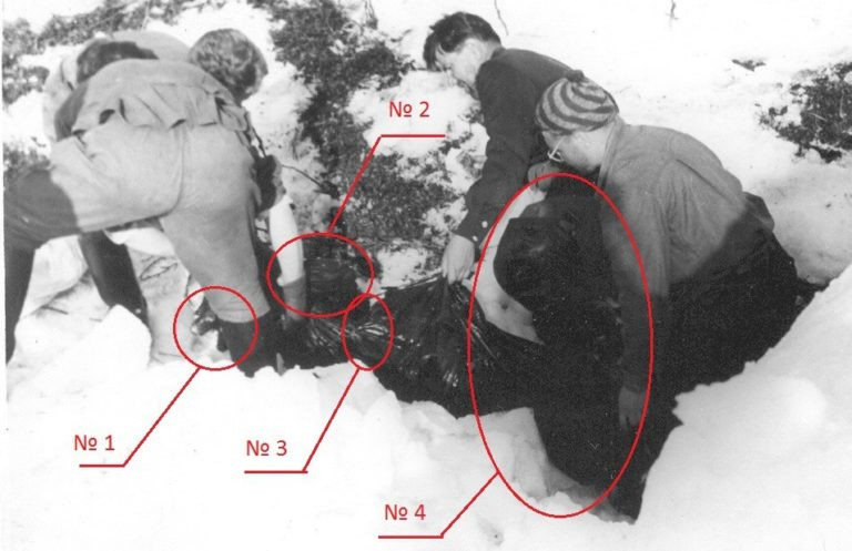 Разбор всех фотографий поисковиков группы Дятлова