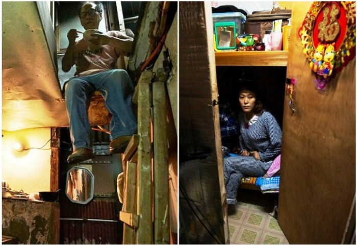 «Клетки-гробы» площадью 2 кв м. Жизнь по-гонконгски