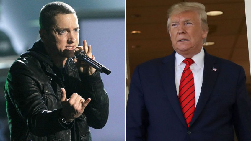 Рэпера Эминема допросили секретные службы из-за угроз дочке Дональда Трампа