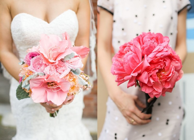 Розовый свадебный букет — свадебные советы