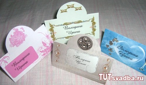 Рассадочные карточки на свадьбу своими руками — свадебные советы