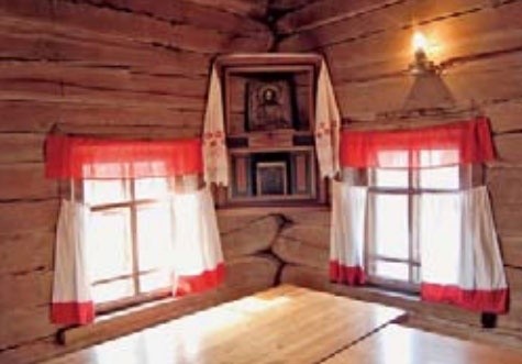 История русского сруба под названием "изба"