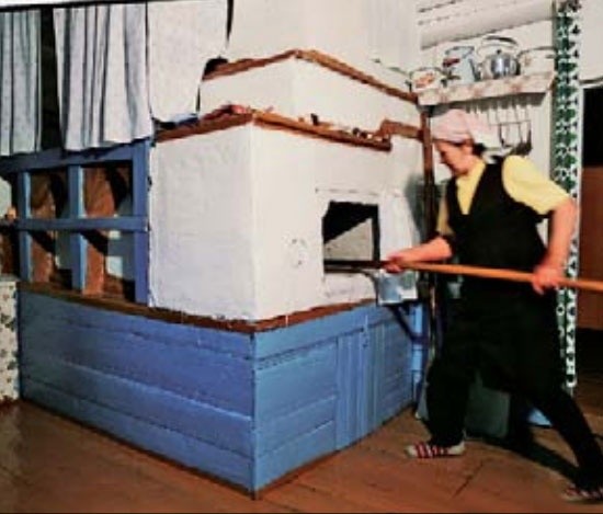 История русского сруба под названием "изба"