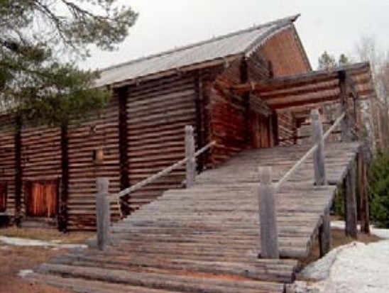 История русского сруба под названием "изба"