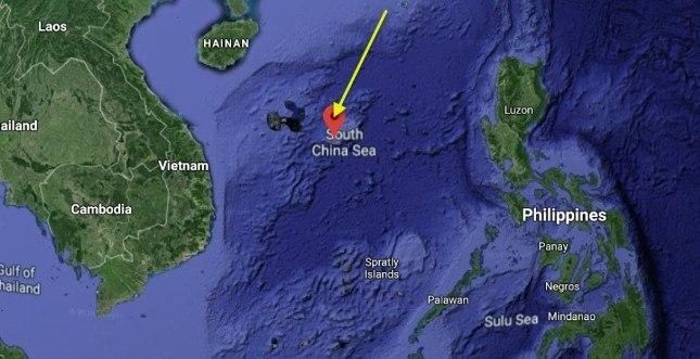 Ядерный взрыв Южно Китайское море: место на карте, последние новости об инциденте