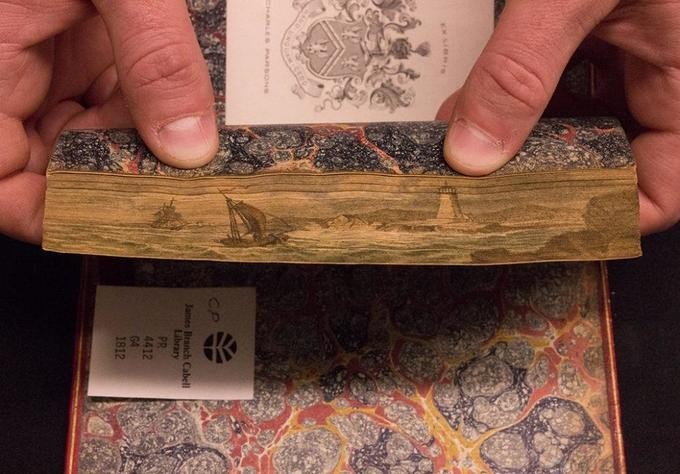 Что скрывают картины на обрезах старинных книг?