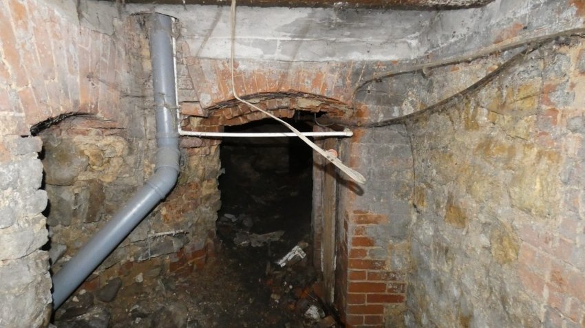 Засыпанные дома, как доказательства всемирного потопа в 19 веке