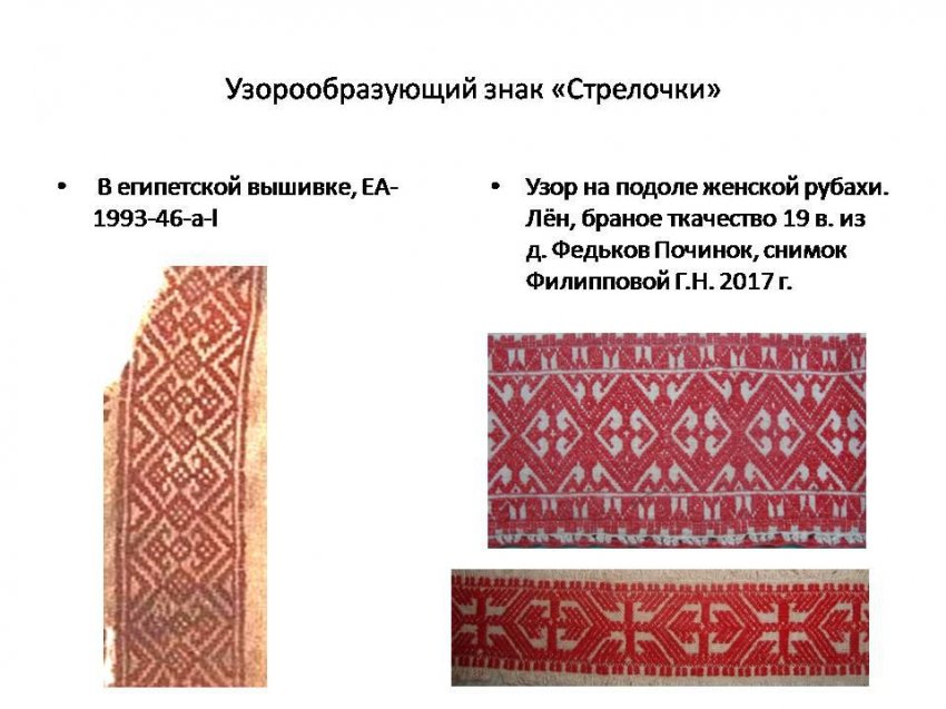 Славянские узоры в Египте