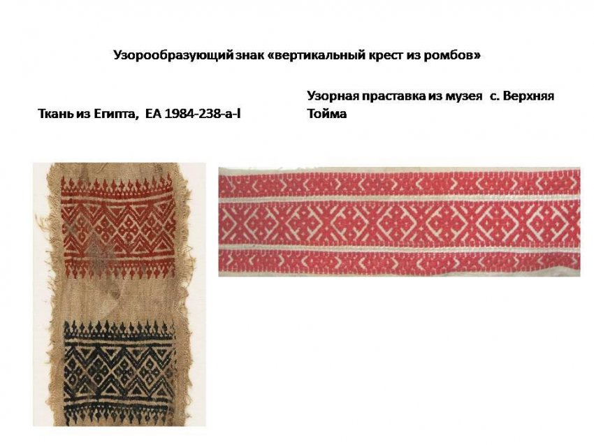 Славянские узоры в Египте