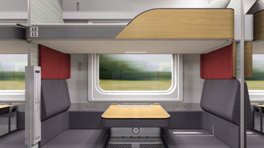 Компания РЖД представила фото новых плацкартных вагонов, которые появятся в поездах в 2019 году