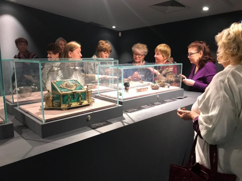 Выставку «Фаберже и придворные ювелиры» открыли в Историческом музее в ноябре 2019 года