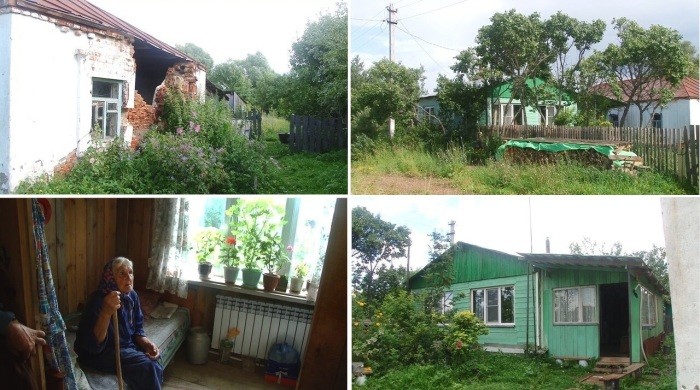 Незрячий сын самостоятельно построил деревянный дом для мамы