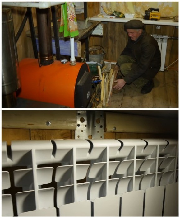 Незрячий сын самостоятельно построил деревянный дом для мамы