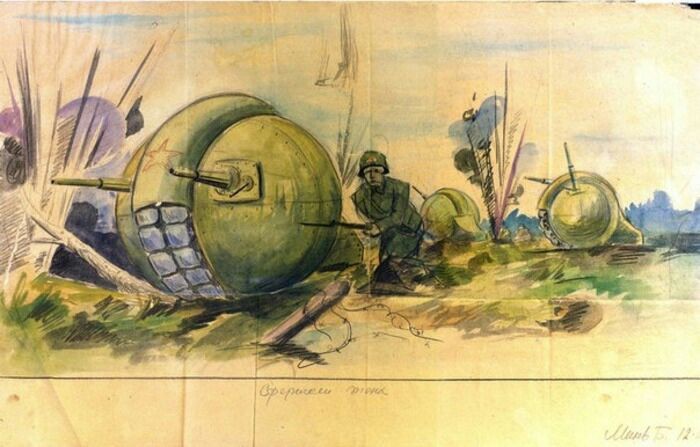 Разработка шаротанка СССР и почему он не был реализован