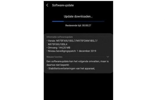 Samsung Galaxy Note10 получил стабильную версию Android 10
