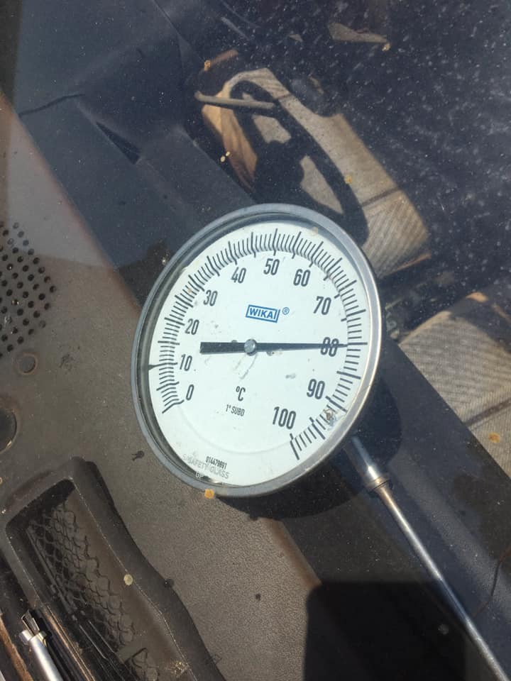 Аномальная жара в Австралии: мужчина приготовил свинину в машине