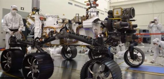 Марсоход Mars 2020 прошел ходовые тесты