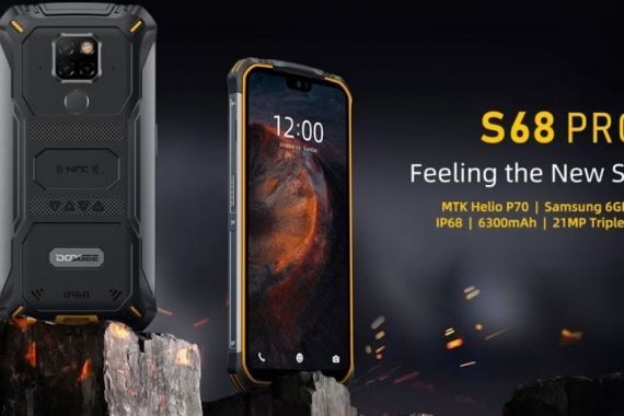 В продажу поступил «неубиваемый» смартфон Doogee S68 Pro