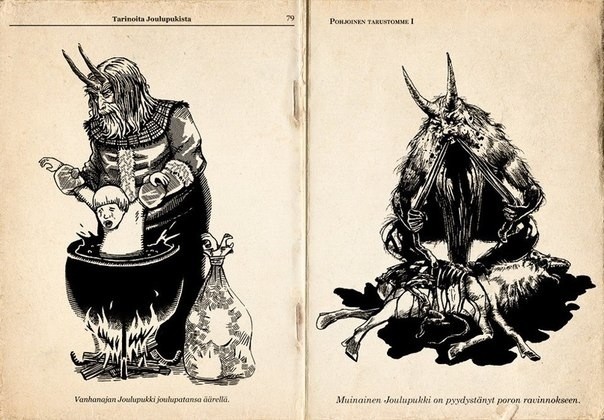 Святой Крампус или Санта Клаус. История чудовища