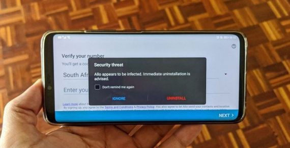 Мессенджер Google Allo на смартфонах с Android причислили к вредоносным