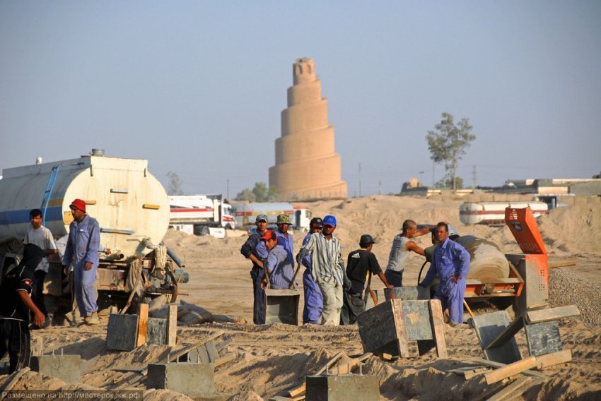 Возведение “Вавилонской Башни” - грандиозного сооружения в Самарре