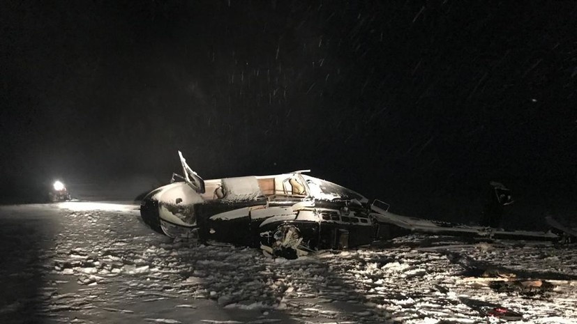 Появились первые кадры с места гибели депутата Хайруллина