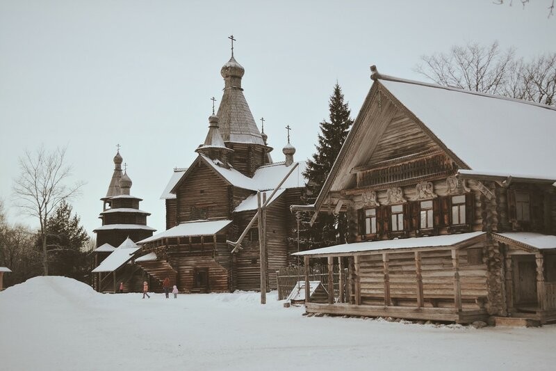 Великий Новгород, Витославлицы, музей деревянного зодчества под открытым небом