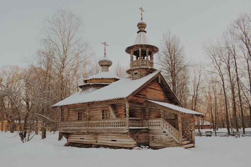 Великий Новгород, Витославлицы, музей деревянного зодчества под открытым небом