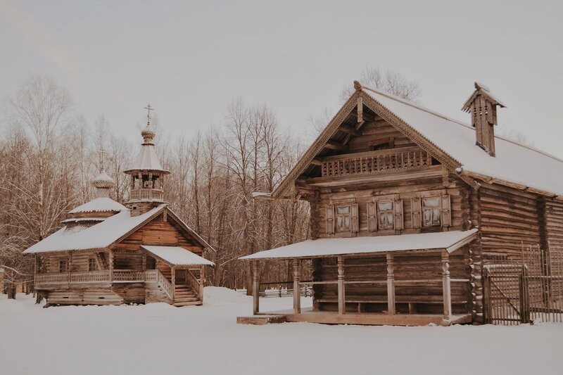 Великий Новгород, Витославлицы, музей деревянного зодчества под открытым небом