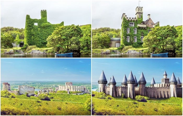 ТОП-7 конструкций старинных замков до их превращения в руины